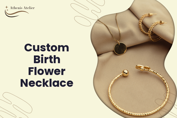 Custom Birth Flower Necklace