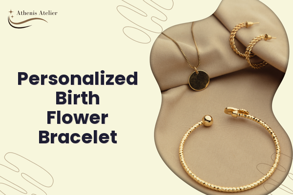 Personalized Birth Flower Bracelet
