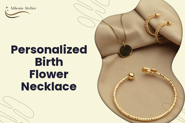 Personalized Birth Flower Necklace